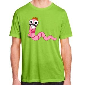 Worm With A Mustache James Tom Ariana Reality Adult ChromaSoft Performance T-Shirt