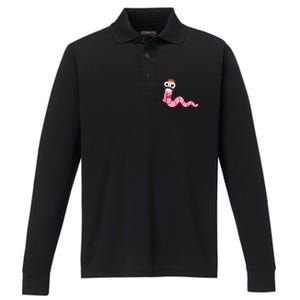 Worm With A Mustache James Tom Ariana Reality Performance Long Sleeve Polo