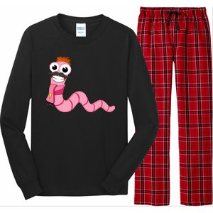 Worm With A Mustache James Tom Ariana Reality Long Sleeve Pajama Set