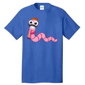 Worm With A Mustache James Tom Ariana Reality Tall T-Shirt