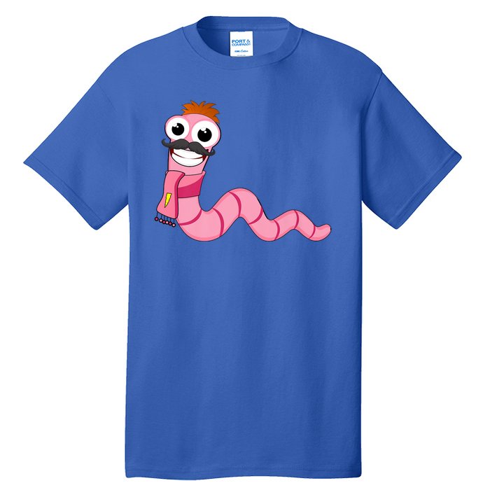 Worm With A Mustache James Tom Ariana Reality Tall T-Shirt