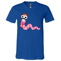 Worm With A Mustache James Tom Ariana Reality V-Neck T-Shirt