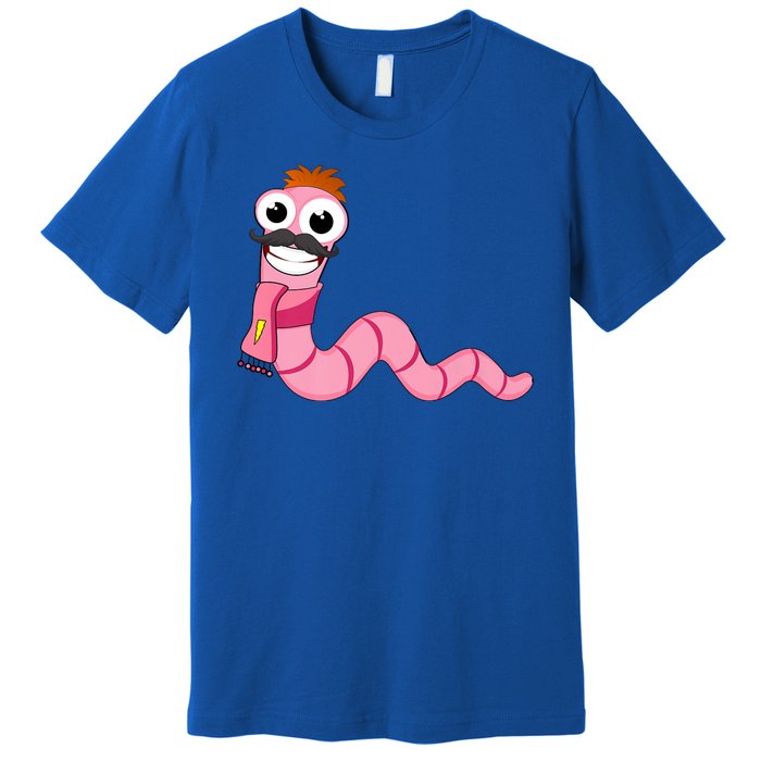 Worm With A Mustache James Tom Ariana Reality Premium T-Shirt