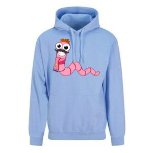 Worm With A Mustache James Tom Ariana Reality Unisex Surf Hoodie