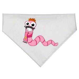 Worm With A Mustache James Tom Ariana Reality USA-Made Doggie Bandana