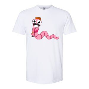 Worm With A Mustache James Tom Ariana Reality Softstyle CVC T-Shirt