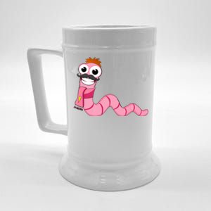 Worm With A Mustache James Tom Ariana Reality Beer Stein