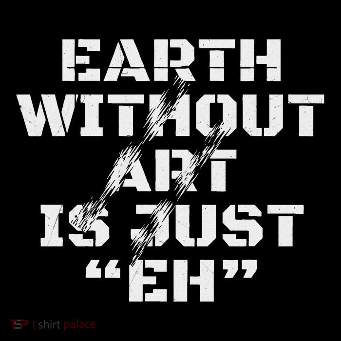 Warth Without Art Is Just Eh Museum Art Curator 16 in Basic Backpack