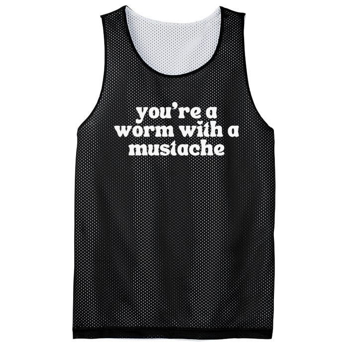 Worm With A Mustache James Tom Ariana Reality Mesh Reversible Basketball Jersey Tank