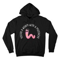 Worm With A Mustache James Tom Ariana Reality Funny Matching Hoodie