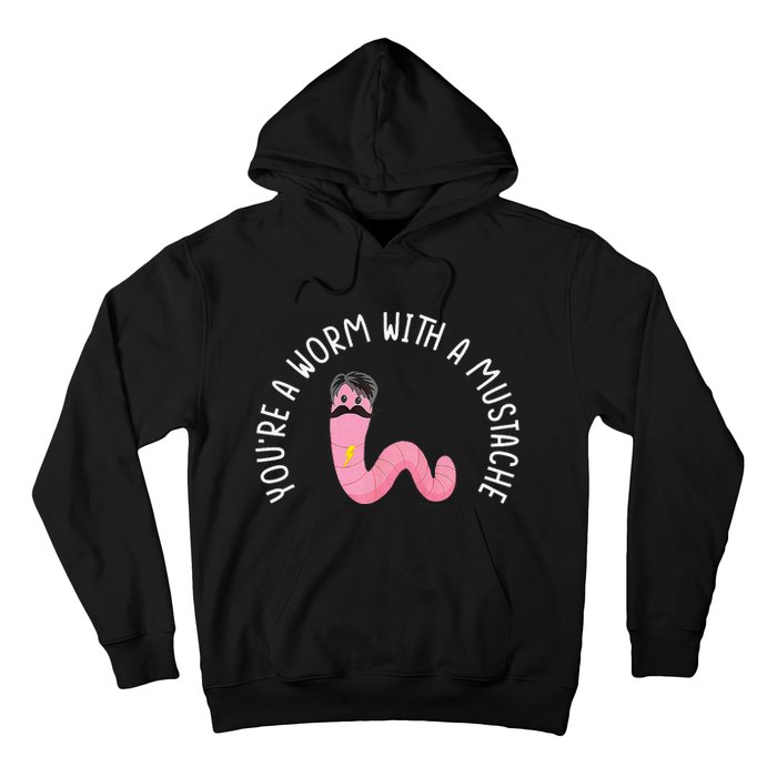 Worm With A Mustache James Tom Ariana Reality Funny Matching Hoodie