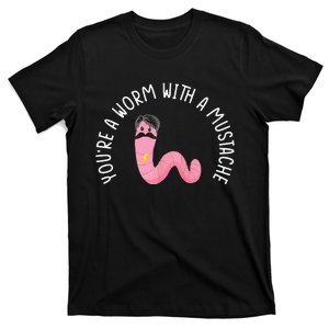 Worm With A Mustache James Tom Ariana Reality Funny Matching T-Shirt