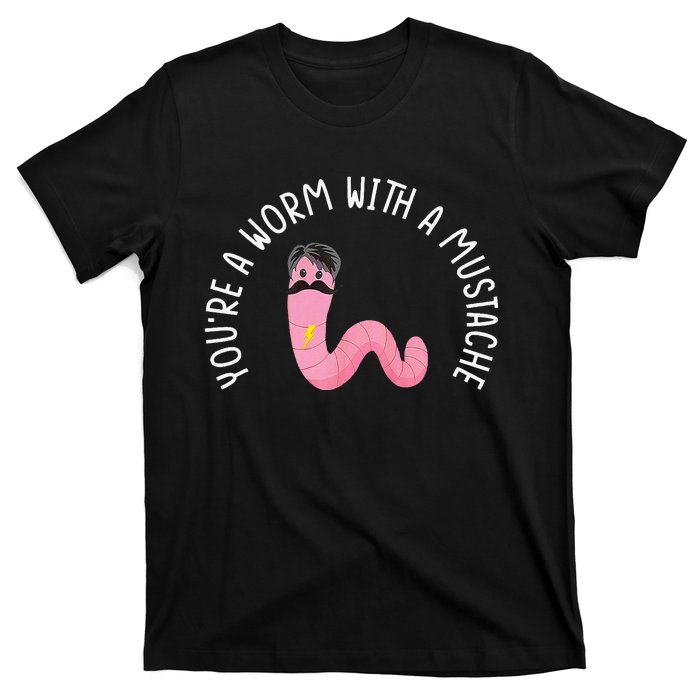 Worm With A Mustache James Tom Ariana Reality Funny Matching T-Shirt