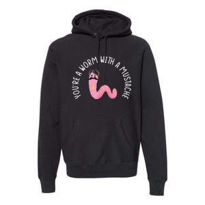 Worm With A Mustache James Tom Ariana Reality Funny Matching Premium Hoodie