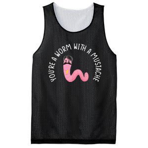 Worm With A Mustache James Tom Ariana Reality Funny Matching Mesh Reversible Basketball Jersey Tank