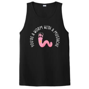 Worm With A Mustache James Tom Ariana Reality Funny Matching PosiCharge Competitor Tank