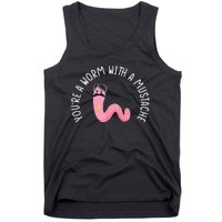 Worm With A Mustache James Tom Ariana Reality Funny Matching Tank Top