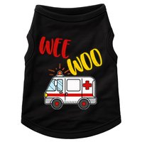 Wee Woo Ambulance Amr Funny Ems Emt Paramedic Gift Doggie Tank