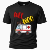 Wee Woo Ambulance Amr Funny Ems Emt Paramedic Gift Performance Shirt
