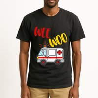 Wee Woo Ambulance Amr Funny Ems Emt Paramedic Gift Tall T-Shirt