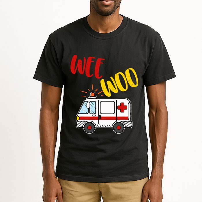 Wee Woo Ambulance Amr Funny Ems Emt Paramedic Gift Tall T-Shirt