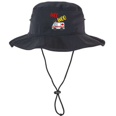 Wee Woo Ambulance Amr Funny Ems Emt Paramedic Gift Bucket Hat