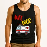 Wee Woo Ambulance Amr Funny Ems Emt Paramedic Gift Tank Top