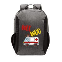 Wee Woo Ambulance Amr Funny Ems Emt Paramedic Gift Vector Backpack