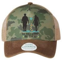 We Will Always Be There Autism Parent Legacy Tie Dye Trucker Hat