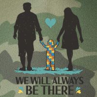 We Will Always Be There Autism Parent Legacy Tie Dye Trucker Hat