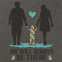 We Will Always Be There Autism Parent Cotton Canvas Backpack