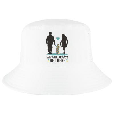 We Will Always Be There Autism Parent Cool Comfort Performance Bucket Hat