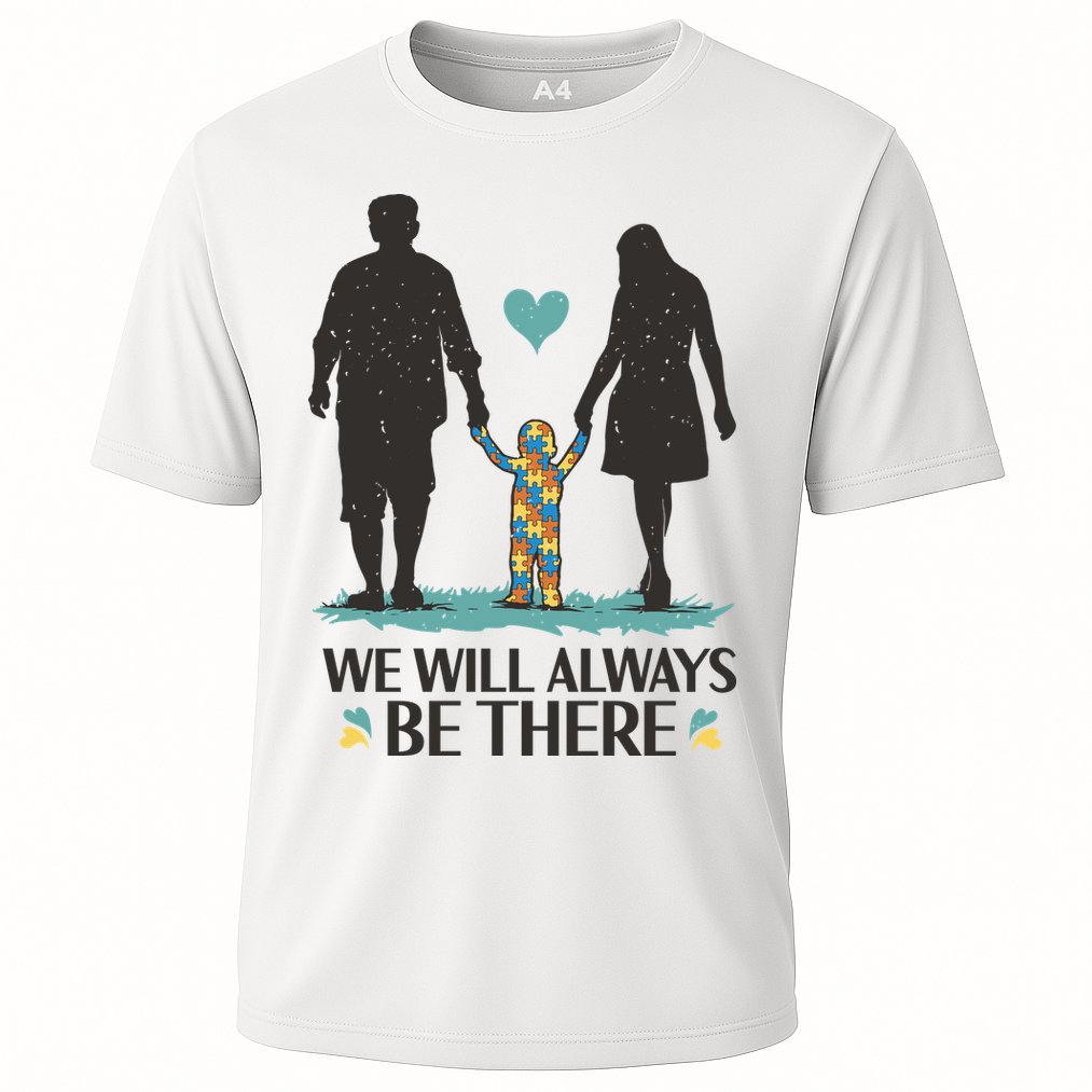 We Will Always Be There Autism Parent Performance Shirt