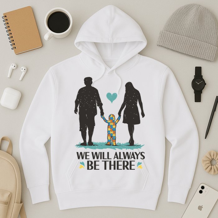 We Will Always Be There Autism Parent Hoodie