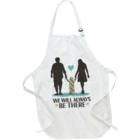 We Will Always Be There Autism Parent Full-Length Apron With Pockets