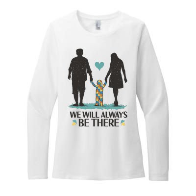 We Will Always Be There Autism Parent Womens CVC Long Sleeve Shirt