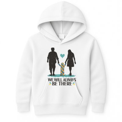 We Will Always Be There Autism Parent Kids Hoodie