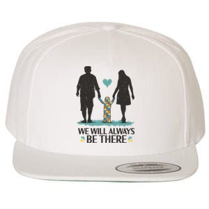 We Will Always Be There Autism Parent Wool Snapback Cap