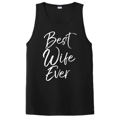 Wo Wedding Anniversary Gift From New Husband Best Wife Ever Gift PosiCharge Competitor Tank