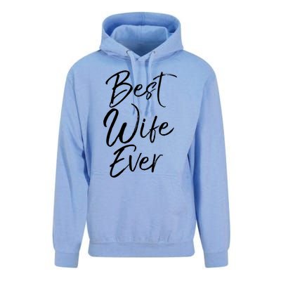 Wo Wedding Anniversary Gift From New Husband Best Wife Ever Gift Unisex Surf Hoodie