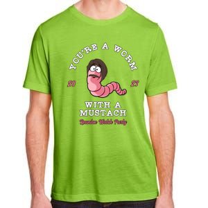 Worm With A Mustache James Tom Ariana Reality Adult ChromaSoft Performance T-Shirt