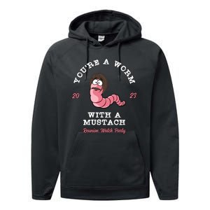 Worm With A Mustache James Tom Ariana Reality Performance Fleece Hoodie