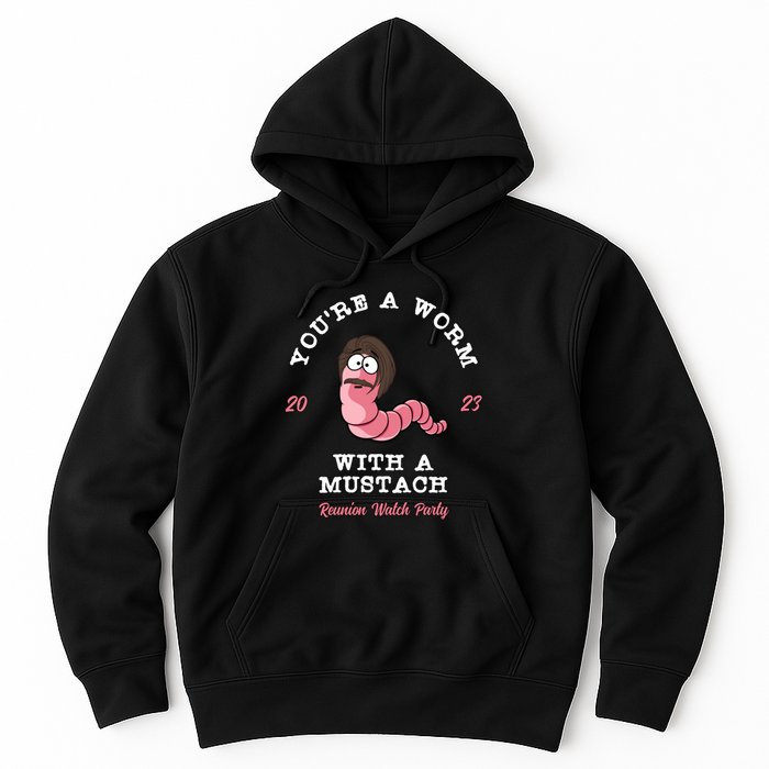 Worm With A Mustache James Tom Ariana Reality Hoodie