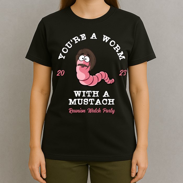 Worm With A Mustache James Tom Ariana Reality T-Shirt