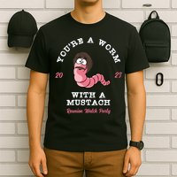 Worm With A Mustache James Tom Ariana Reality T-Shirt