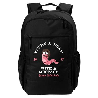 Worm With A Mustache James Tom Ariana Reality Daily Commute Backpack