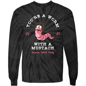 Worm With A Mustache James Tom Ariana Reality Tie-Dye Long Sleeve Shirt