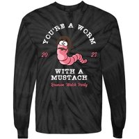 Worm With A Mustache James Tom Ariana Reality Tie-Dye Long Sleeve Shirt