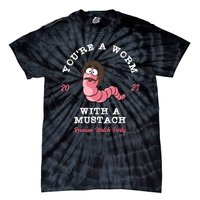 Worm With A Mustache James Tom Ariana Reality Tie-Dye T-Shirt