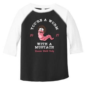 Worm With A Mustache James Tom Ariana Reality Toddler Fine Jersey T-Shirt